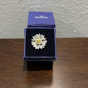 Moveable Swarovski ring